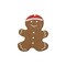 Mini Gingerbread Boy Cookie Cutter 1.5 in, CookieCutter.com, Tin Plated Steel, Handmade in the USA